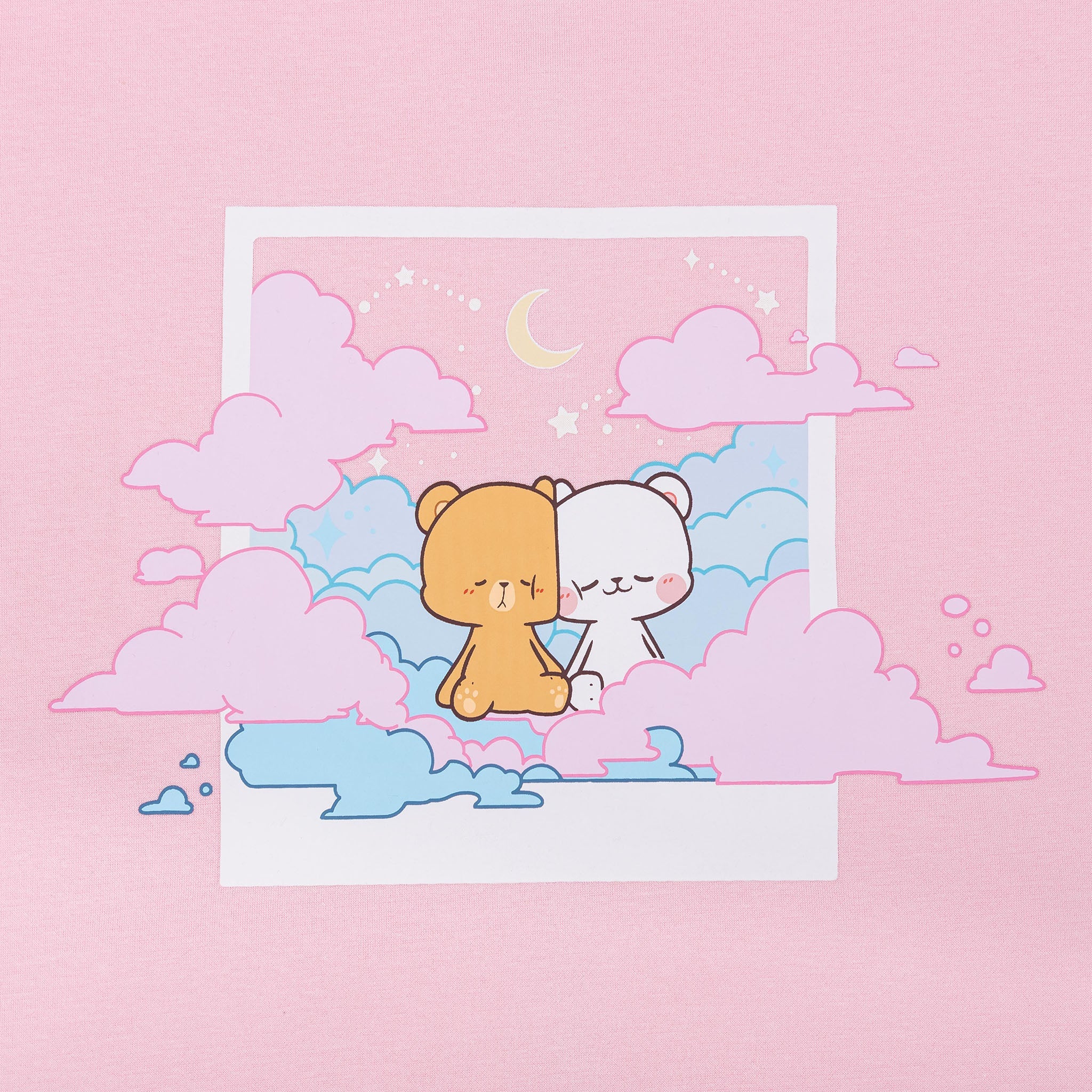 Clouds Snapshot Hoodie - Pink - Image 6