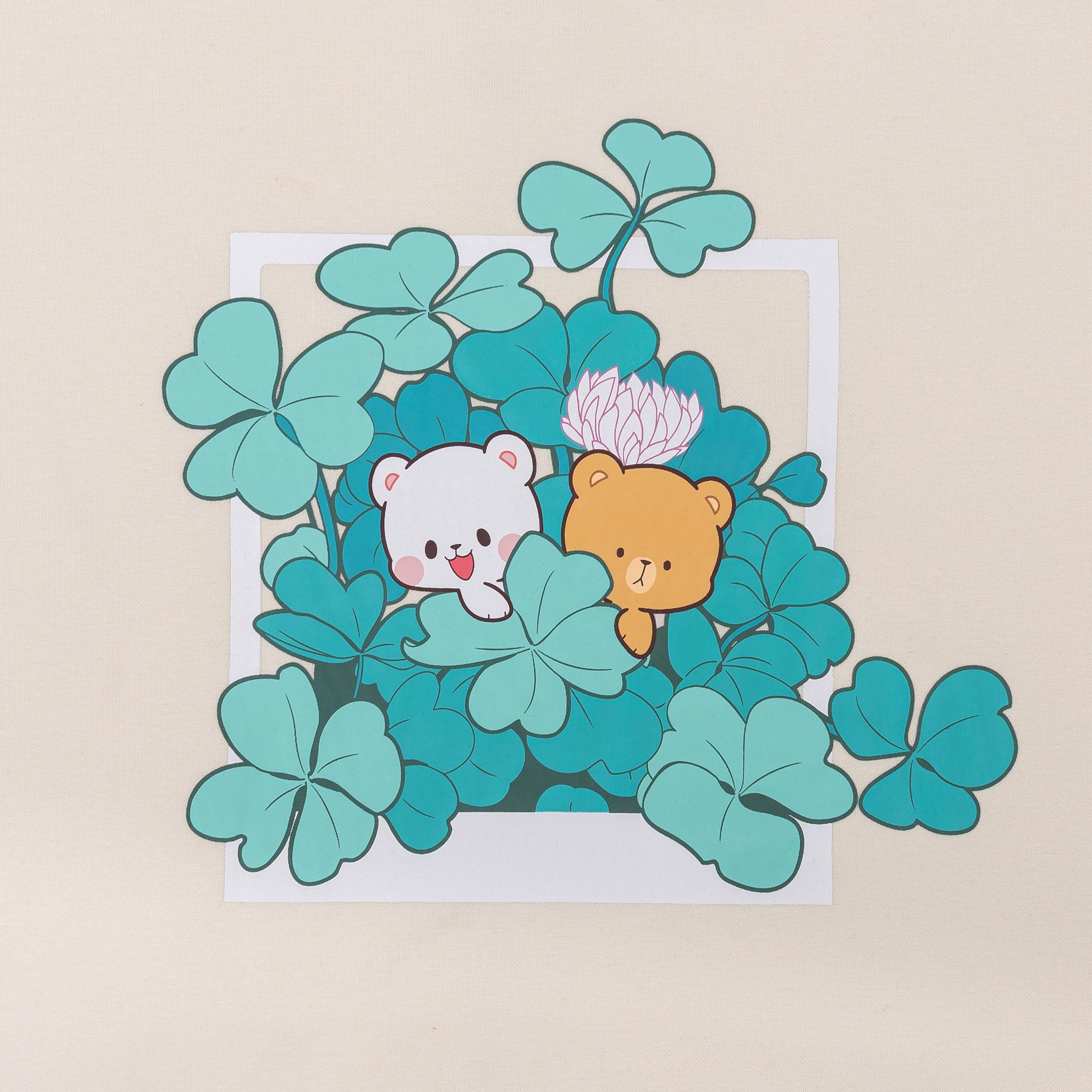 Clover Snapshot Hoodie - Beige - Image 6