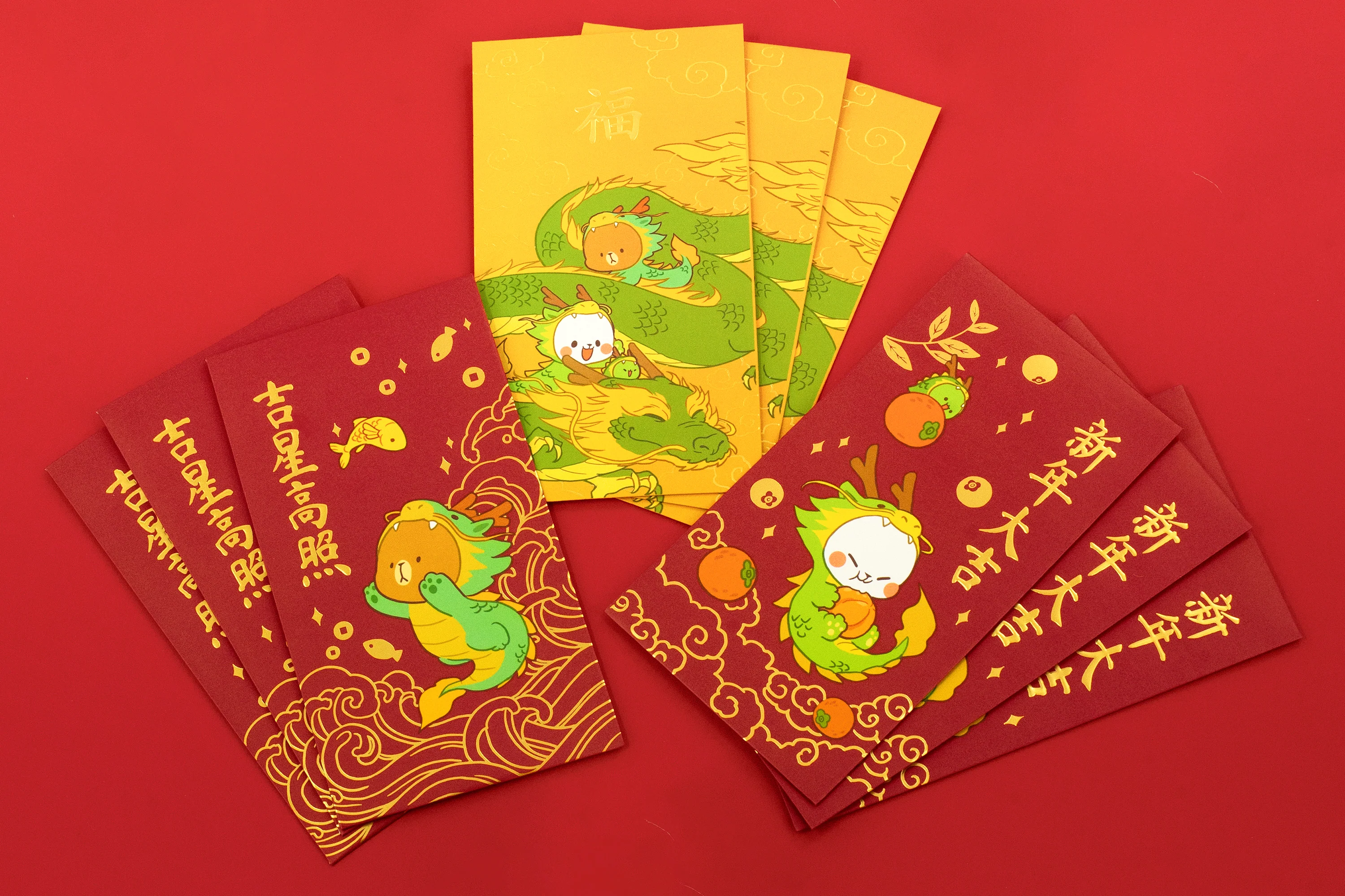 Lunar New Year Red Pockets 9-Pack: Year of The Dragon (2024) - Image 6