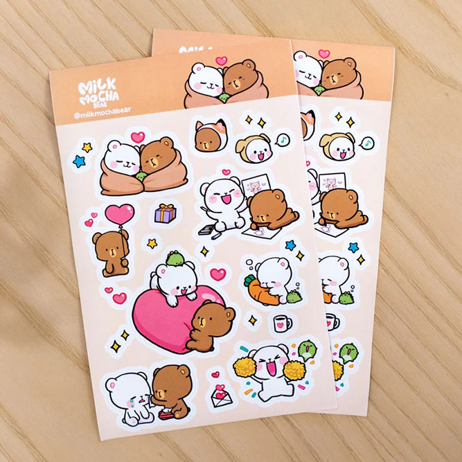 Sticker Pack - Milk & Mocha 1st Edition - Image 3