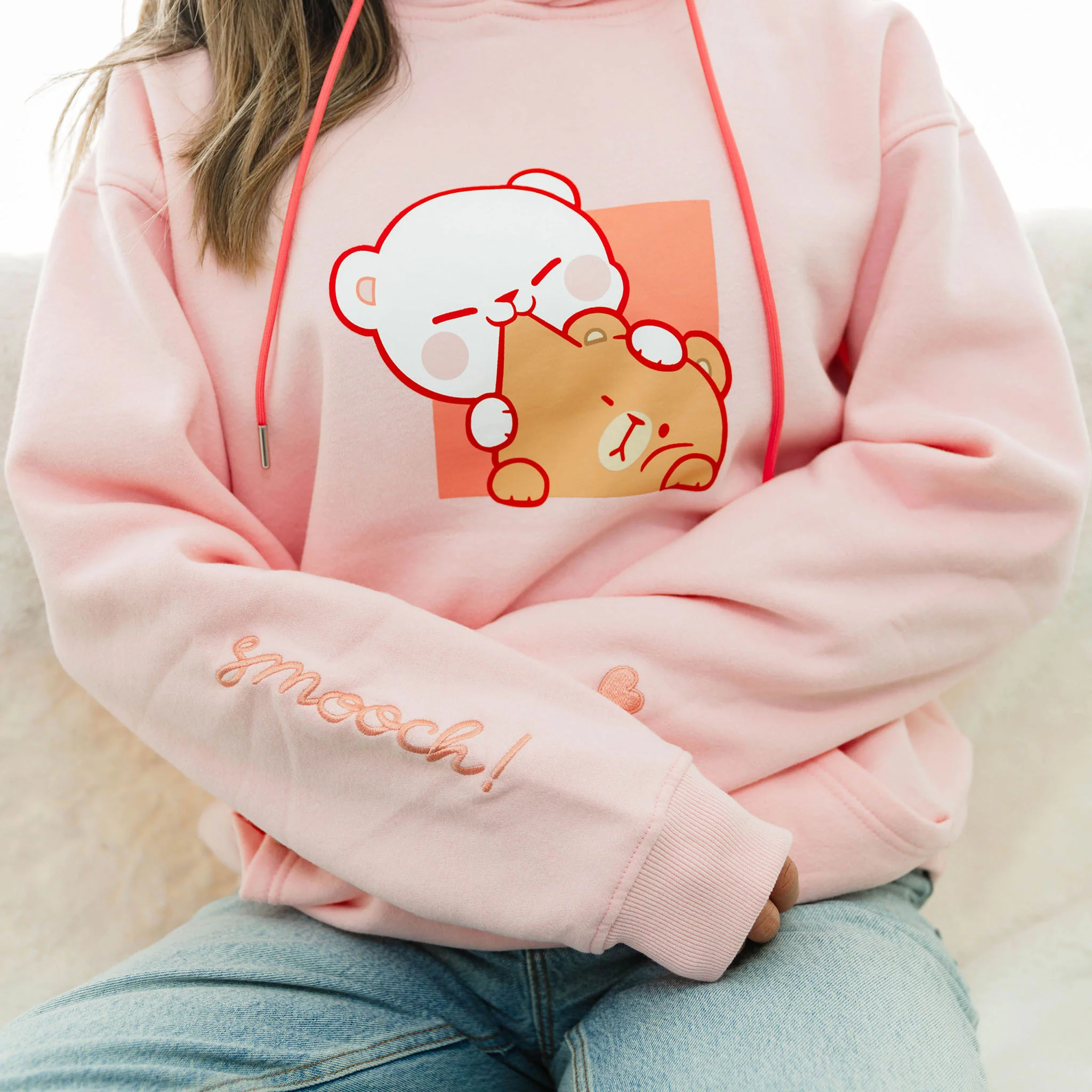 Smooch Hoodies - Pink - Image 4